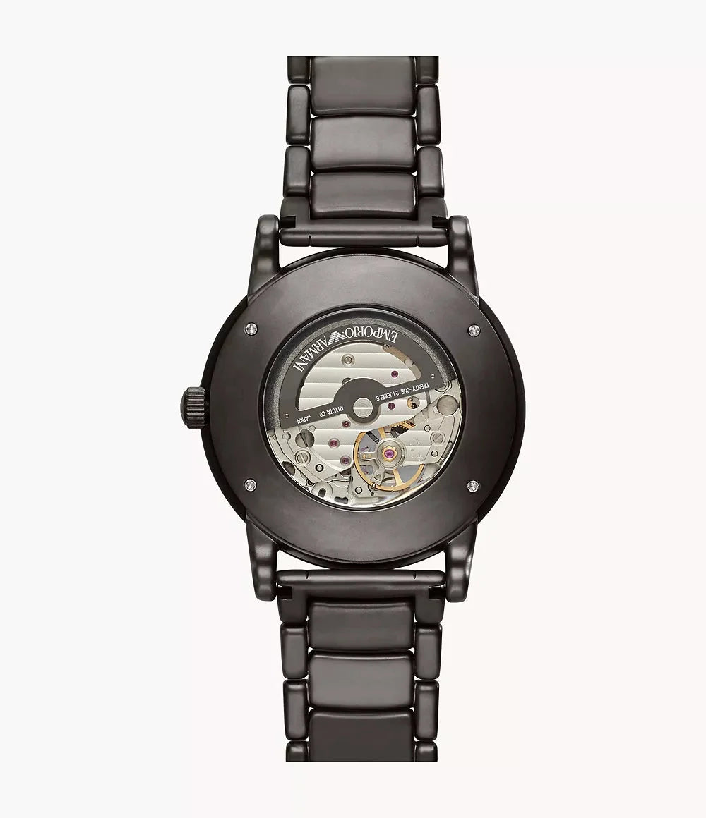 Emporio Armani Ar60010 Mens Meccanico Watch -korean beauty