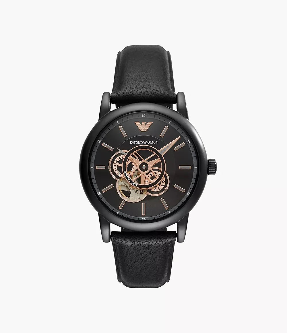 Emporio Armani Ar60012 Mens Meccanico Watch -korean beauty