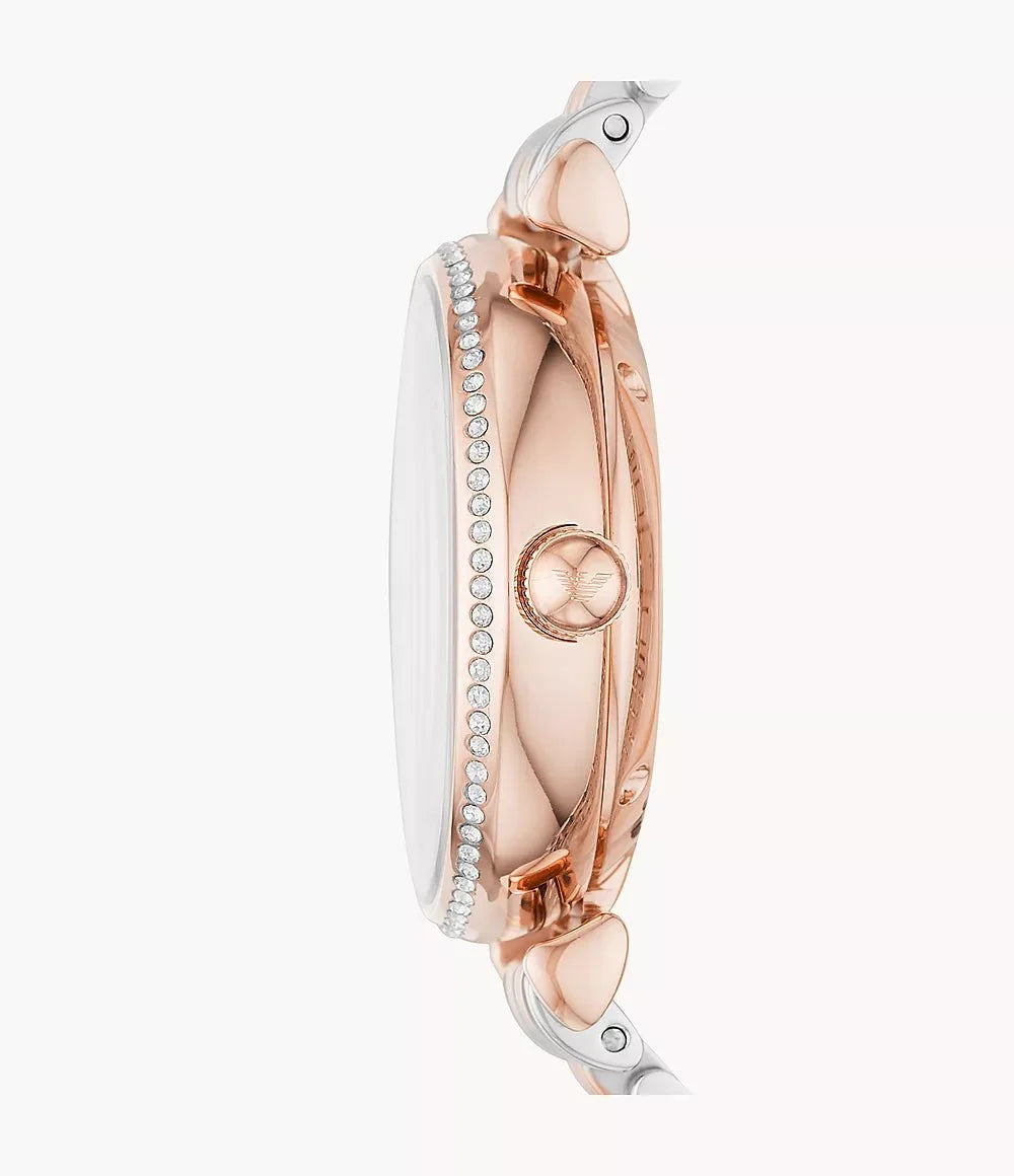Emporio Armani Ar60019 Womens Meccanico Watch -korean beauty