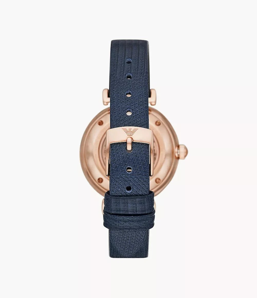 Emporio Armani Ar60020 Womens Meccanico Watch -korean beauty