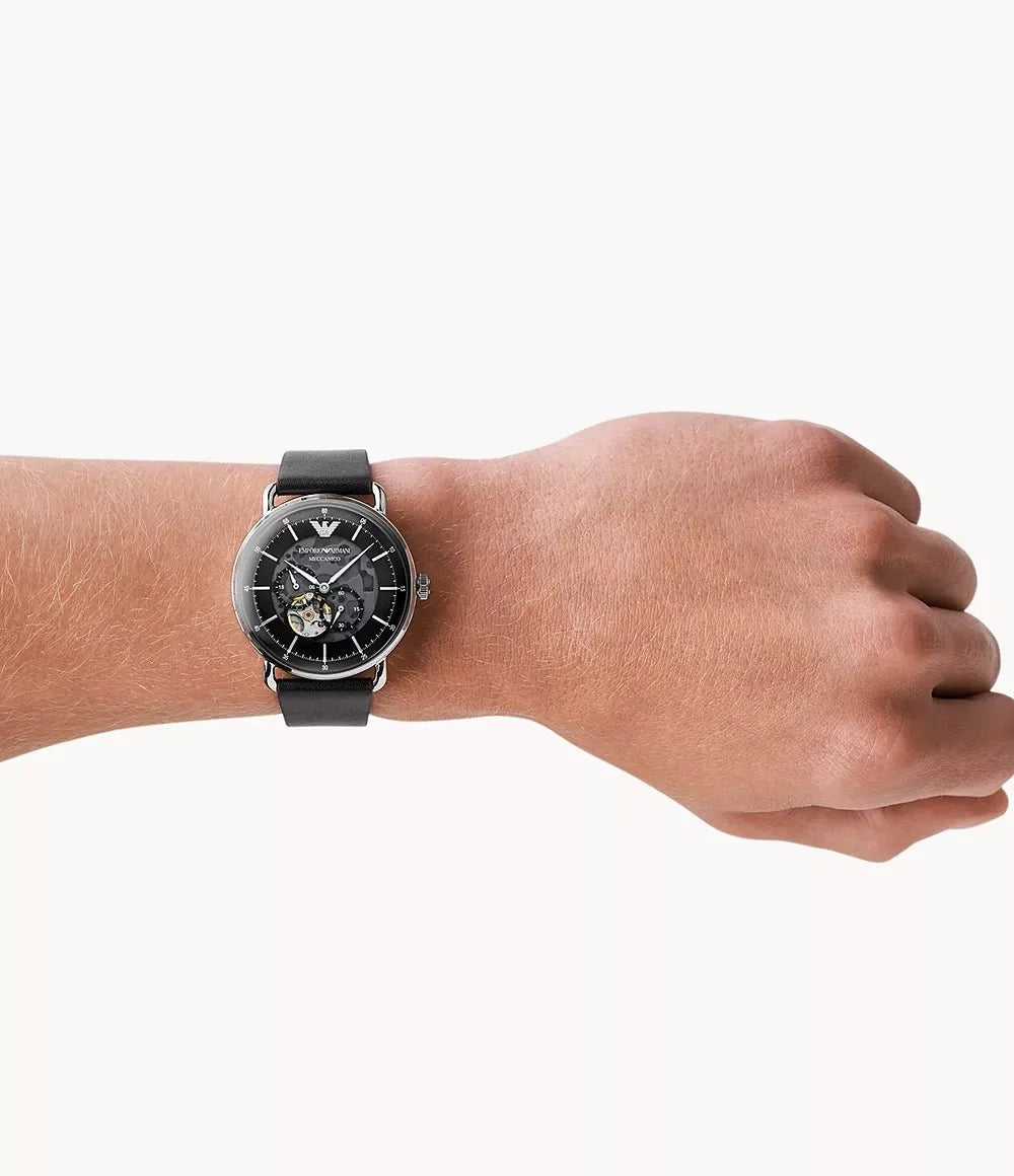 Emporio Armani Ar60026 Mens Meccanico Watch -korean beauty