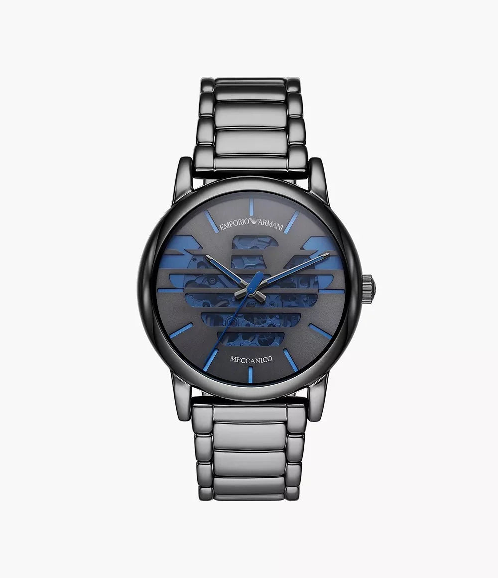 Emporio Armani Ar60029 Mens Meccanico Watch -korean beauty