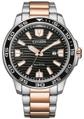 Citizen Eco Drive Watch Men S Two Tone Aw1524 84e -korean beauty