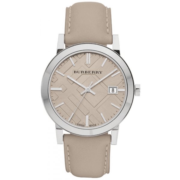 Burberry Mens Watch The City Check Champagne Bu9010 -korean beauty