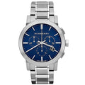 Burberry Mens Watch Chronograph The City Blue Bu9363 -korean beauty