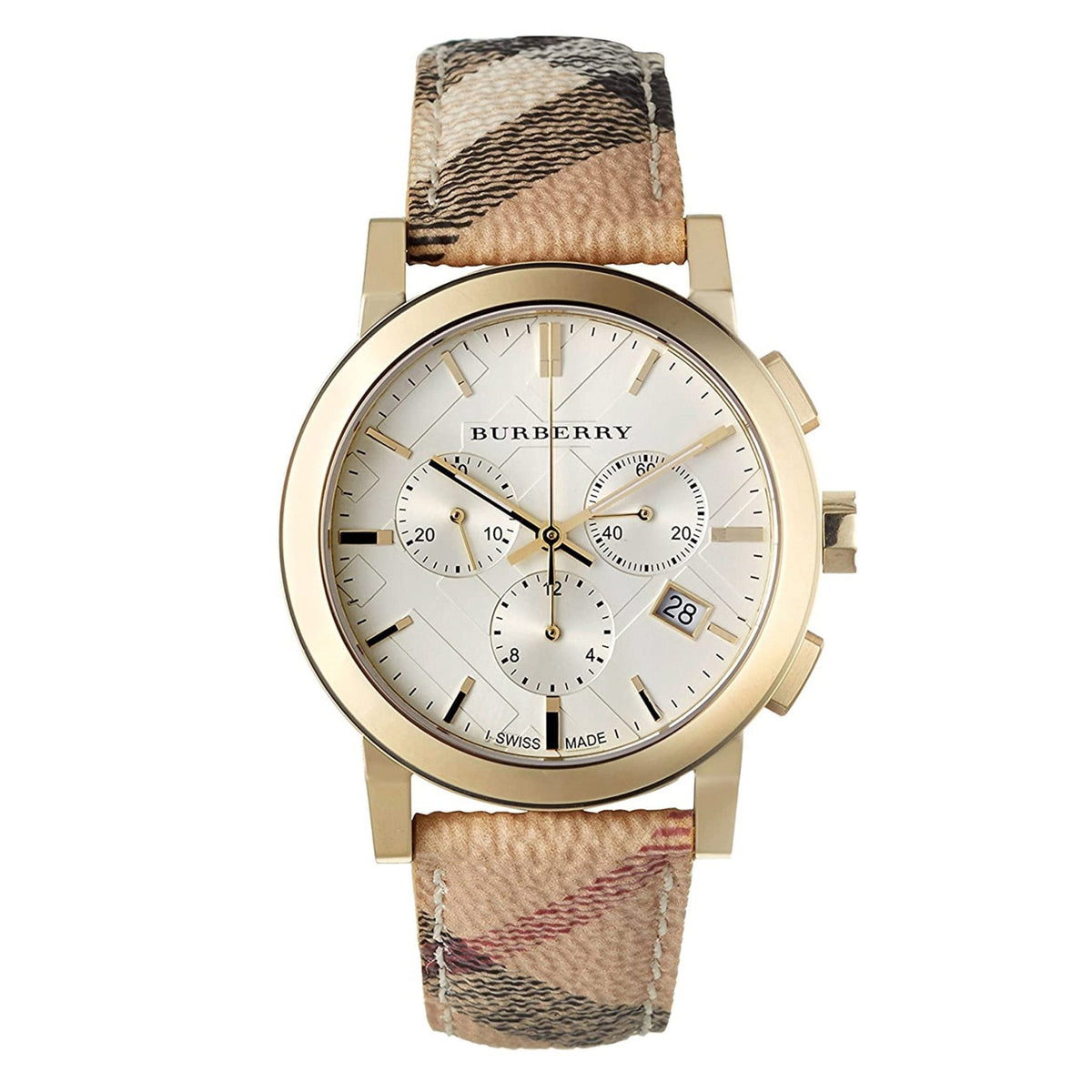 Burberry Watch Haymarket Chronograph Bu9752 -korean beauty
