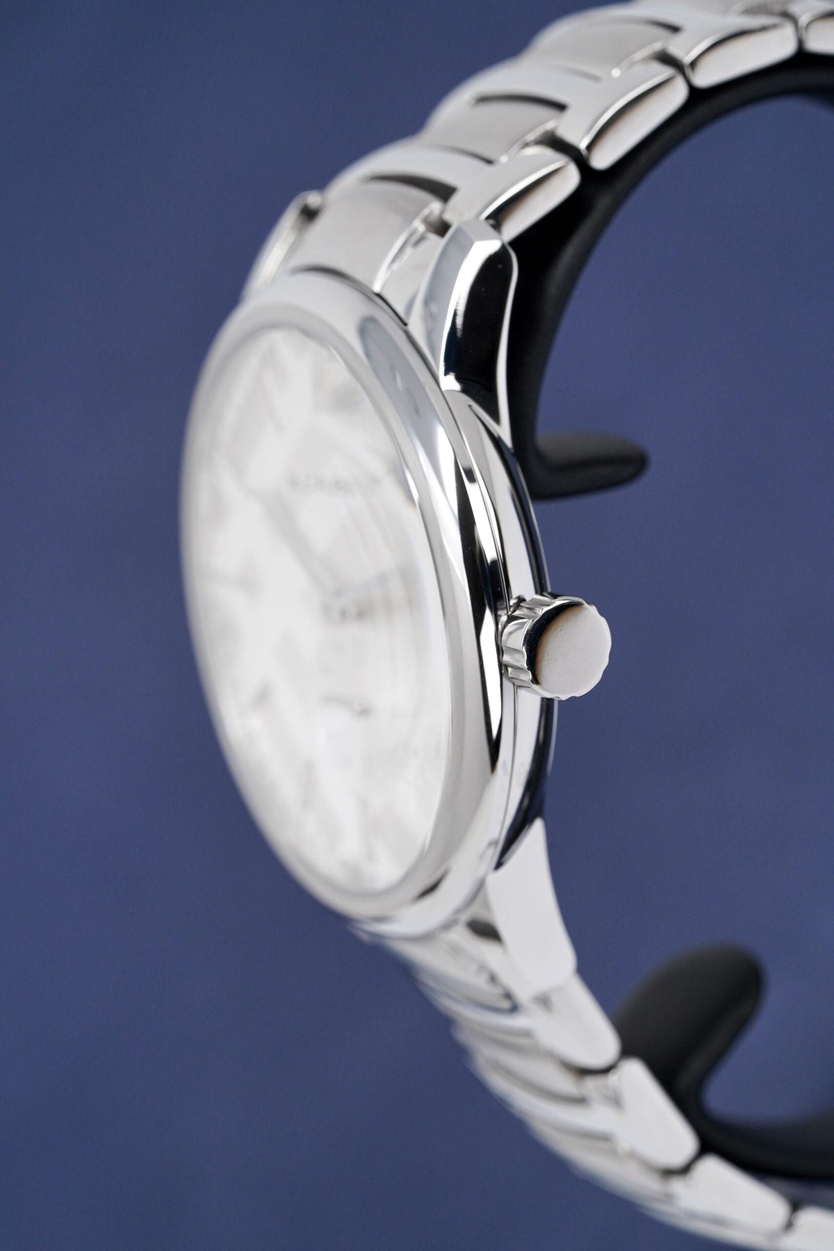 Burberry Mens Watch The Classic Silver Bu10004 -korean beauty