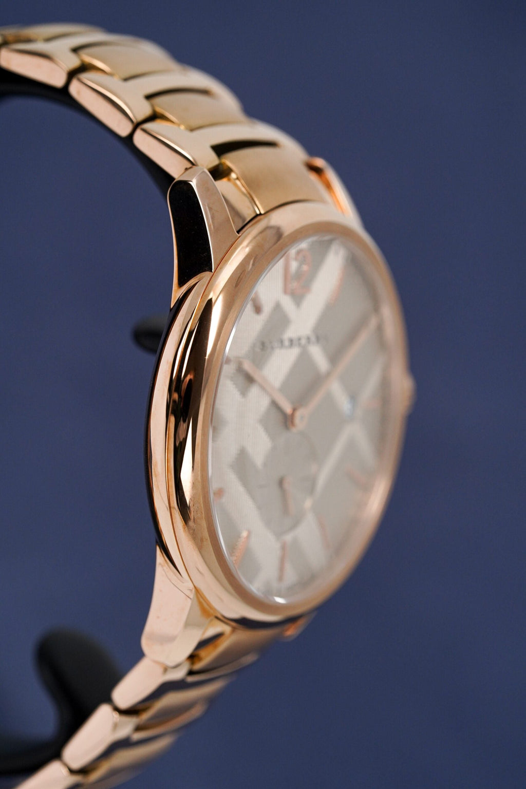 Burberry Mens Watch The Classic Rose Gold Bu10013 -korean beauty