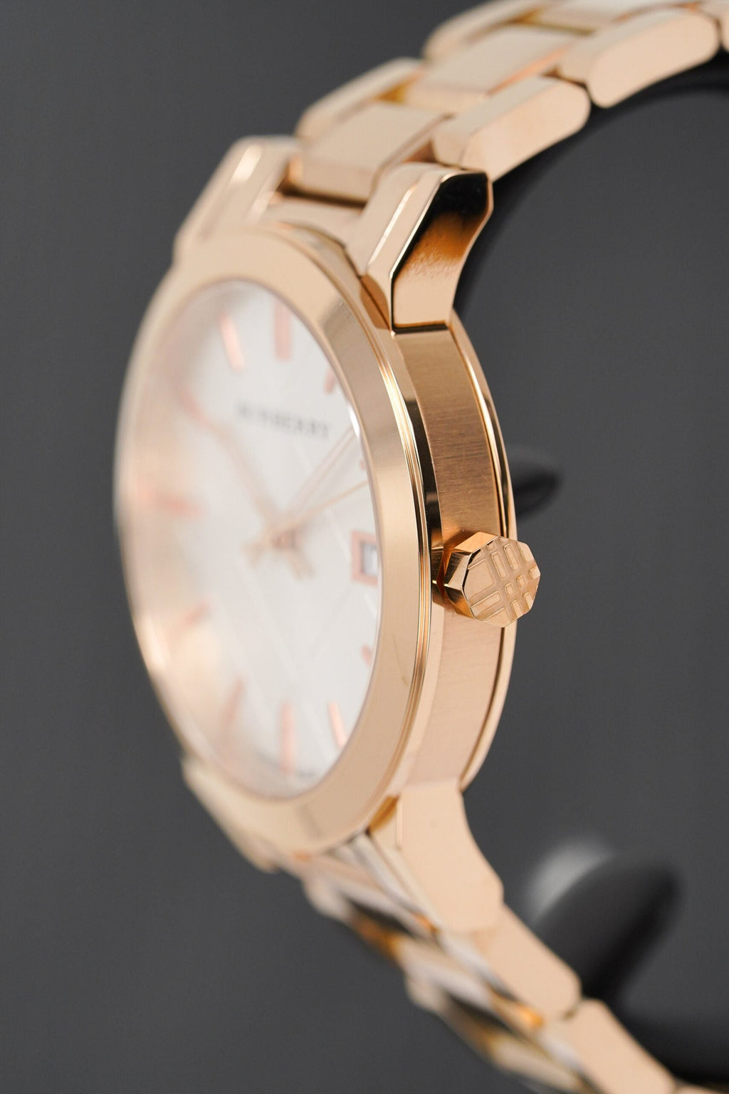 Burberry Ladies Watch The City Rose Gold Pvd Bu9004 -korean beauty