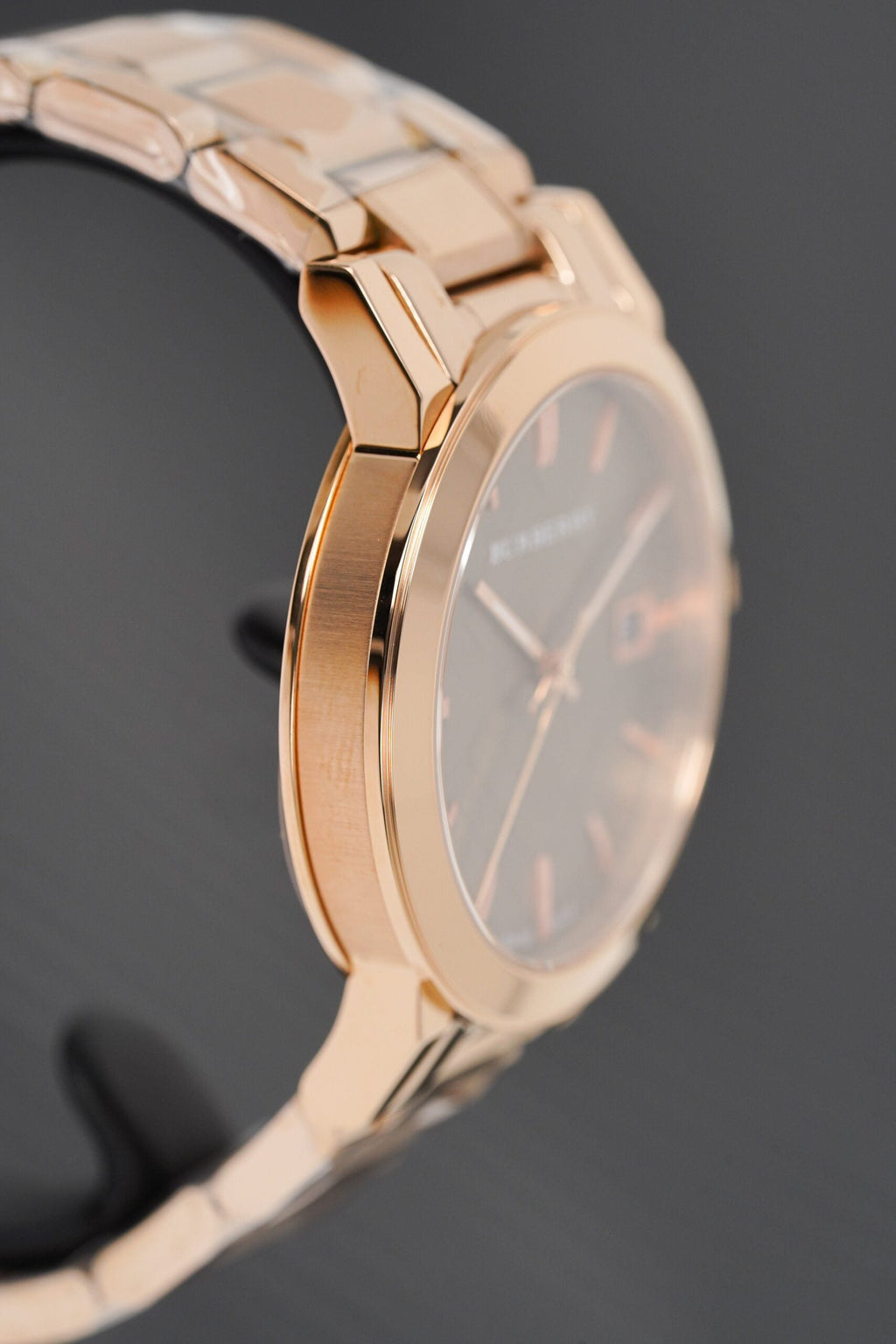 Burberry Ladies Watch The City Rose Gold Pvd Bu9005 -korean beauty