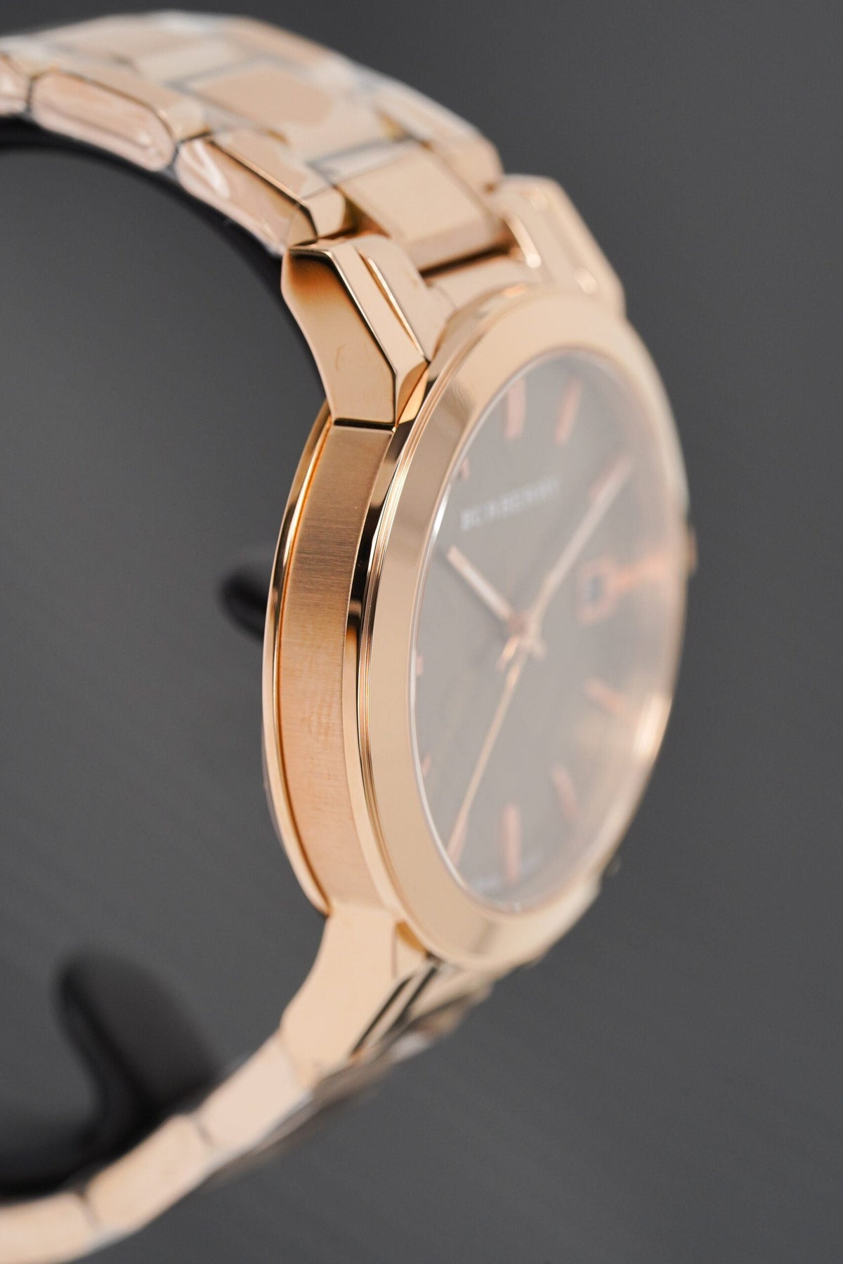 Burberry Ladies Watch The City Rose Gold Pvd Bu9005 -korean beauty