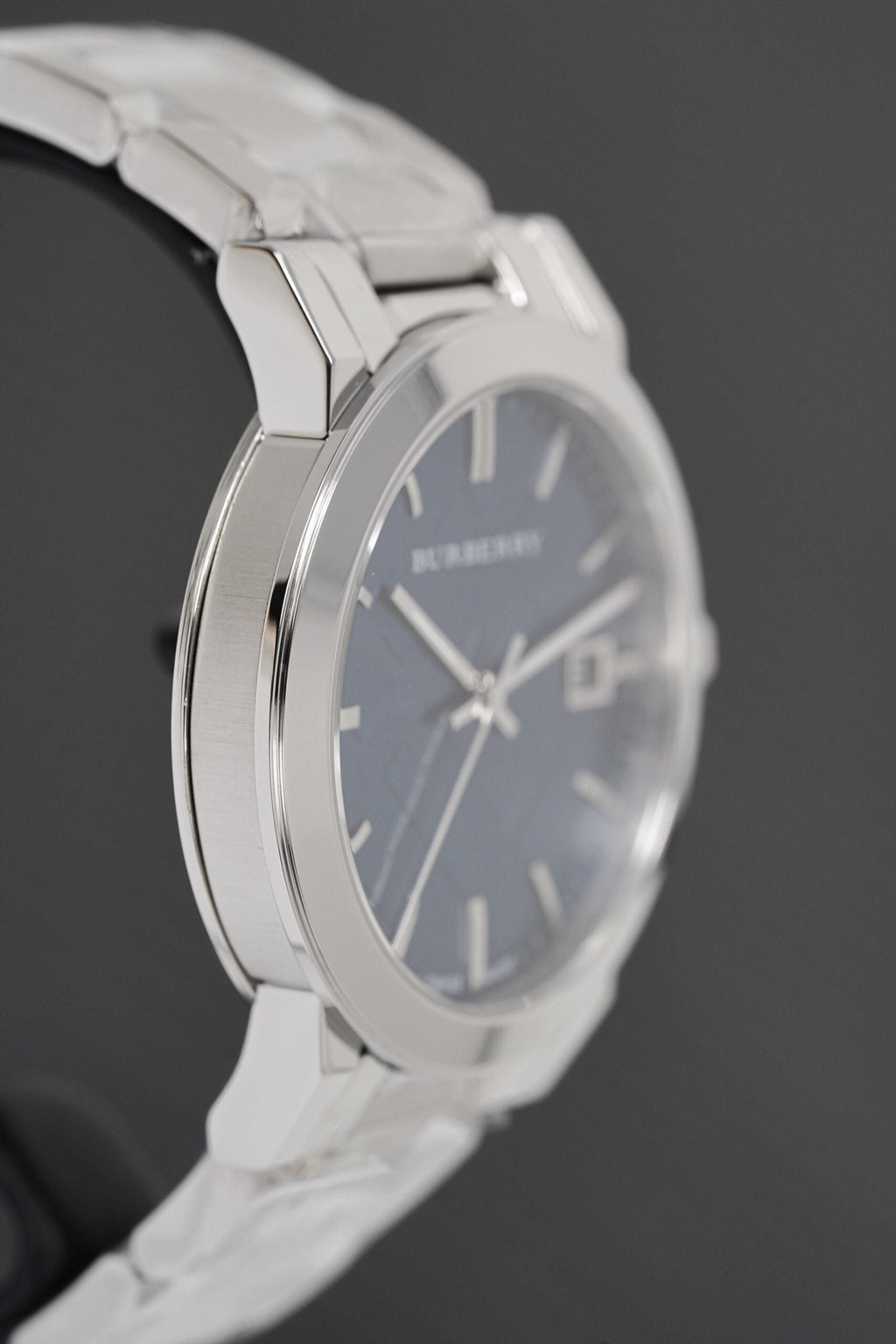 Burberry Mens Watch The City Steel Blue Bu9031 -korean beauty