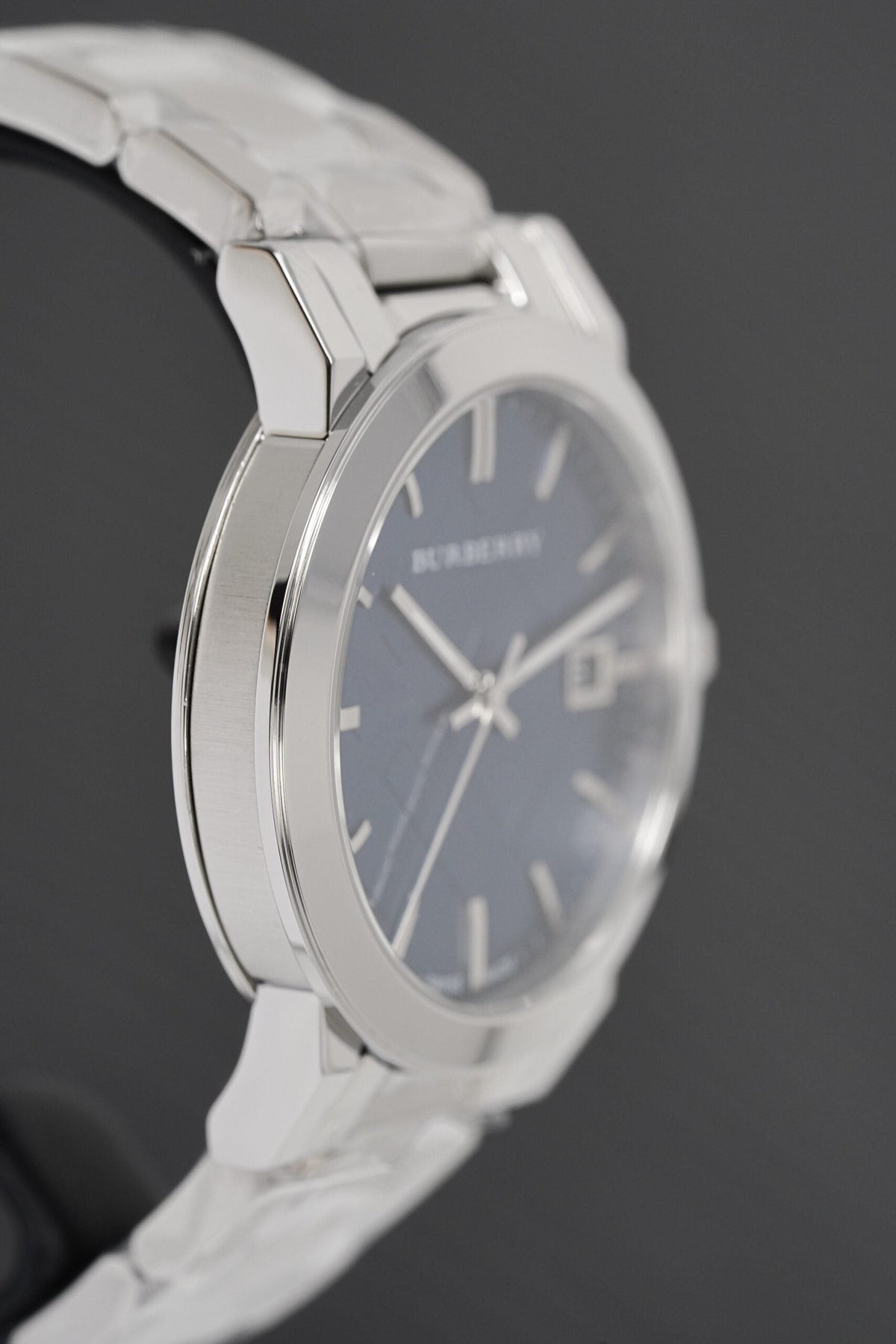 Burberry Mens Watch The City Steel Blue Bu9031 -korean beauty