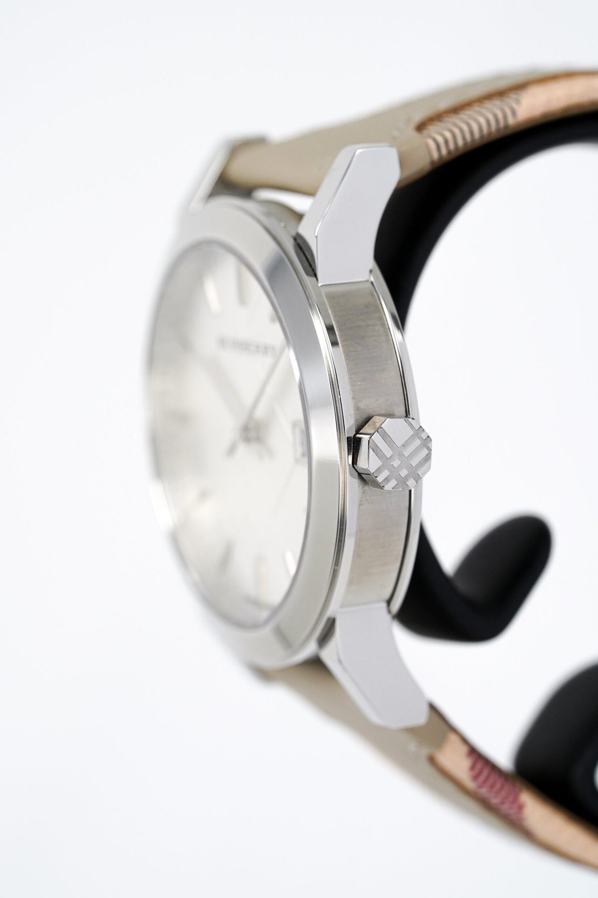 Burberry Ladies Watch The City Haymarket Check Bu9132 -korean beauty