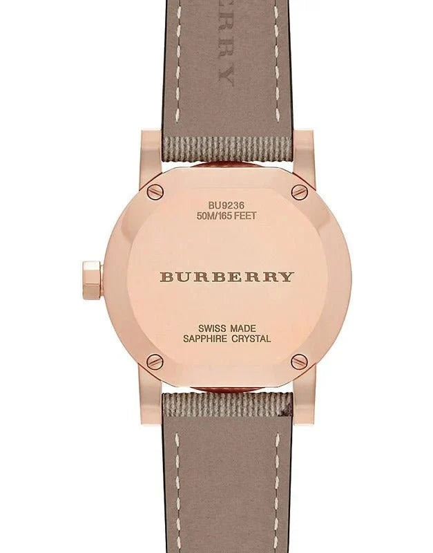 Burberry Ladies Watch The City Rose Gold Bu9236 -korean beauty