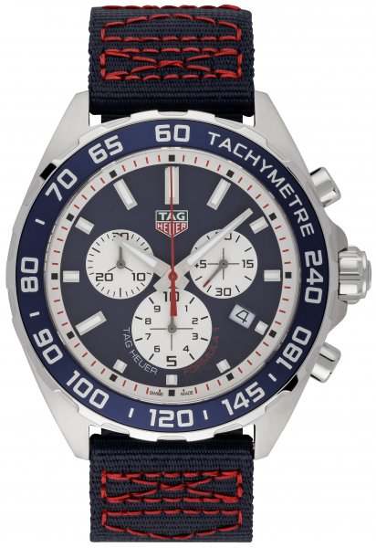 Tag Heuer Formula 1 Redbull Edition Chronograph Blue Dial Blue Nato Strap Watch For Men Caz1018 Fc8213 -korean beauty