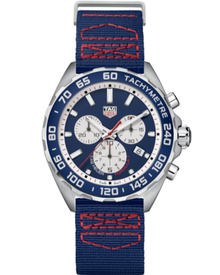 Tag Heuer Formula 1 Redbull Edition Chronograph Blue Dial Blue Nato Strap Watch For Men Caz1018 Fc8213 -korean beauty