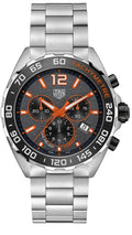 Tag Heuer Formula 1 Chronograph Ceramic Black Dial Silver Steel Strap Watch For Men Caz101ah Ba0842 -korean beauty