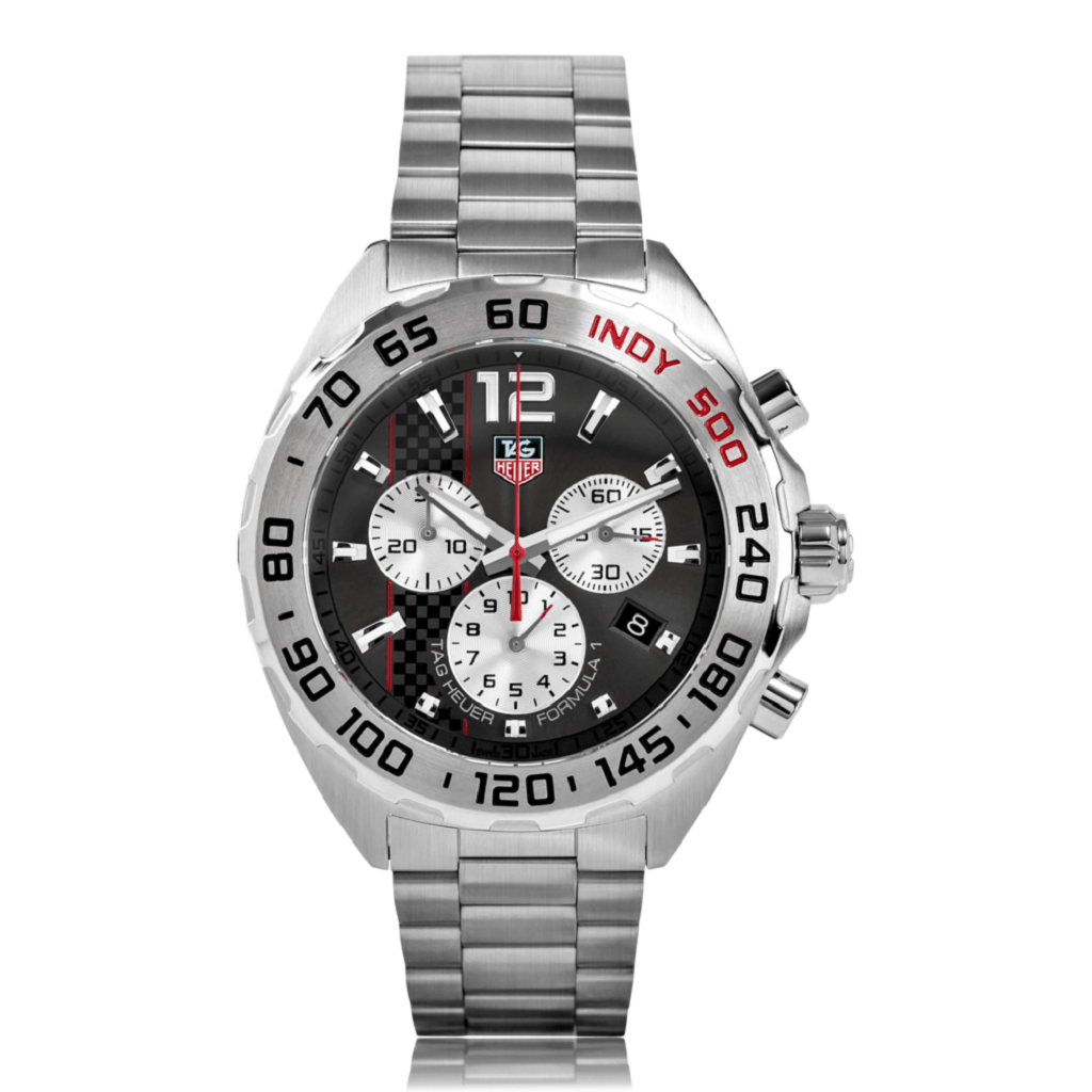Tag Heuer Formula 1 Quartz Chronograph Grey Dial Silver Steel Strap Watch For Men Caz1114 Ba0877 -korean beauty