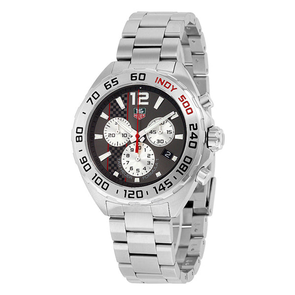 Tag Heuer Formula 1 Quartz Chronograph Grey Dial Silver Steel Strap Watch For Men Caz1114 Ba0877 -korean beauty