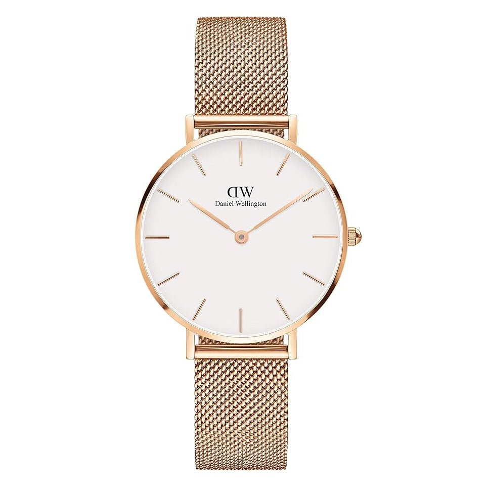Daniel Wellington Ladies Rose Gold Petite Melrose Watch Dw00100163 -korean beauty