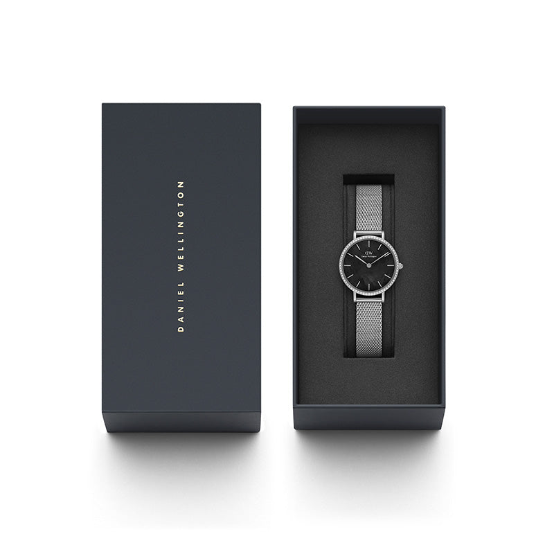 Daniel Wellington Petite Ladies Black Watch Dw00100661 -korean beauty