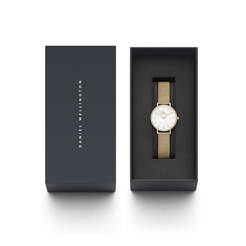 Daniel Wellington Petite Ladies White Watch Dw00100662 -korean beauty