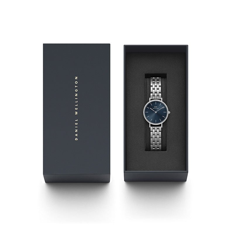 Daniel Wellington Petite Ladies Blue Watch Dw00100664 -korean beauty