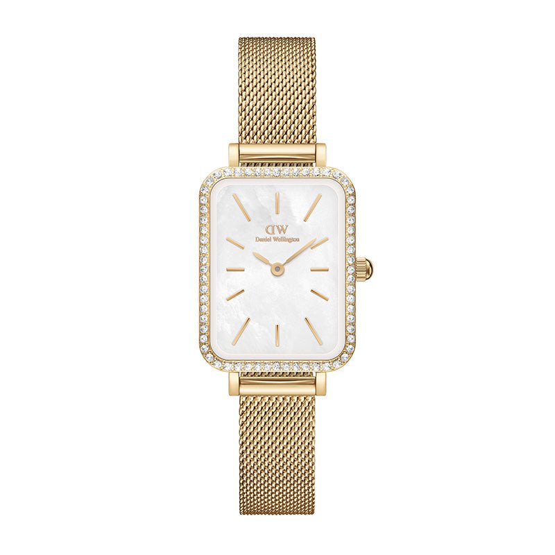 Daniel Wellington Quadro Ladies White Watch Dw00100668 -korean beauty