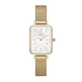 Daniel Wellington Quadro Ladies White Watch Dw00100668 -korean beauty