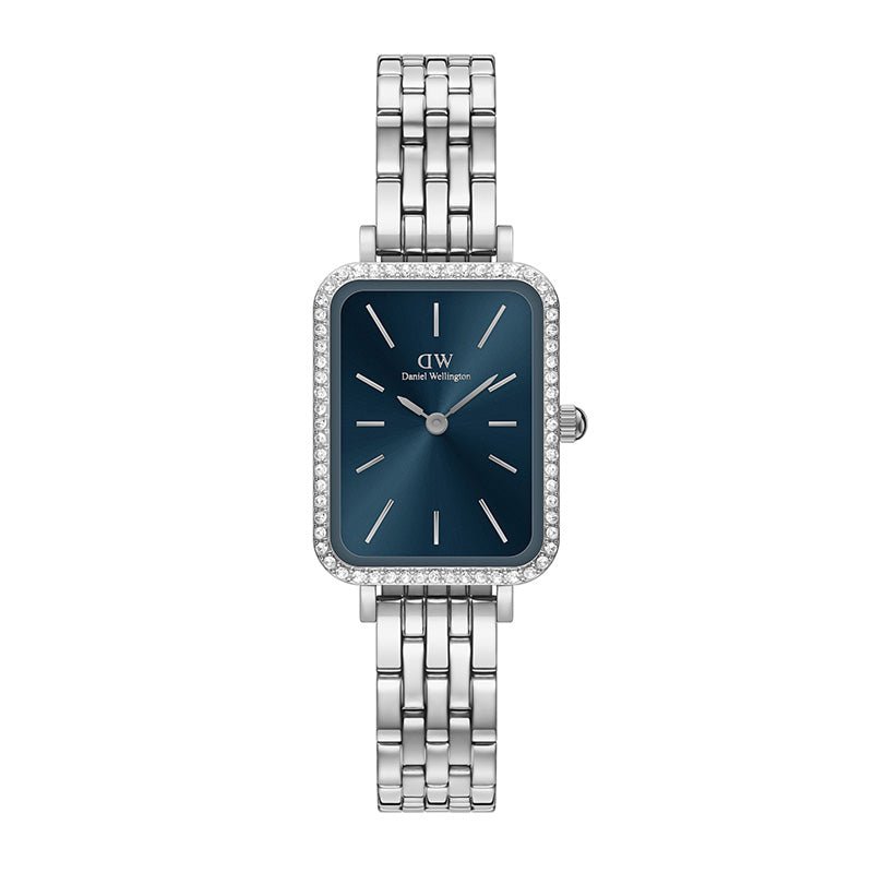 Daniel Wellington Quadro Ladies Blue Watch Dw00100670 -korean beauty