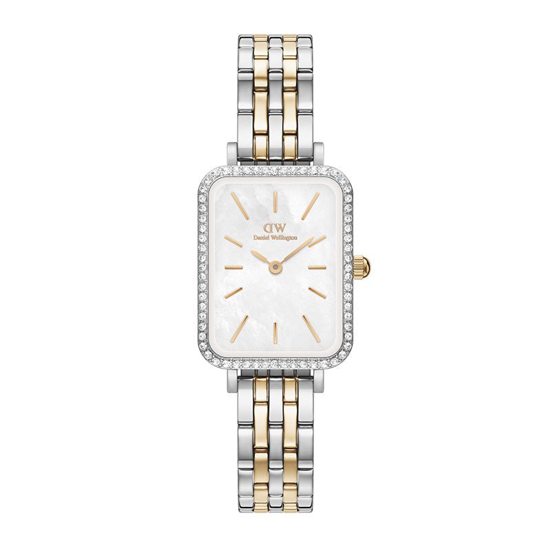 Daniel Wellington Quadro Ladies White Watch Dw00100671 -korean beauty