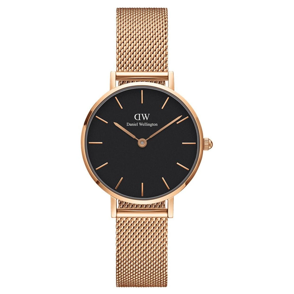 Daniel Wellington Ladies Rose Gold Petite Melrose Watch Dw00100217 -korean beauty