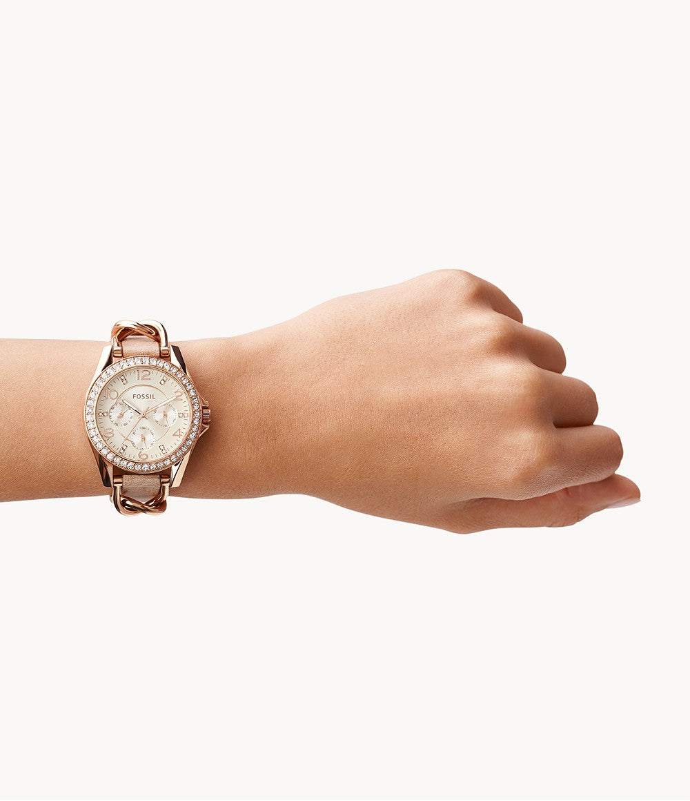 Fossil Watch Riley Ladies Es3466 Fs 087 -korean beauty