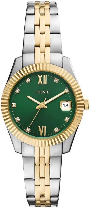 Fossil Watch Scarlette Three Hand Date Ladies Es5388 -korean beauty