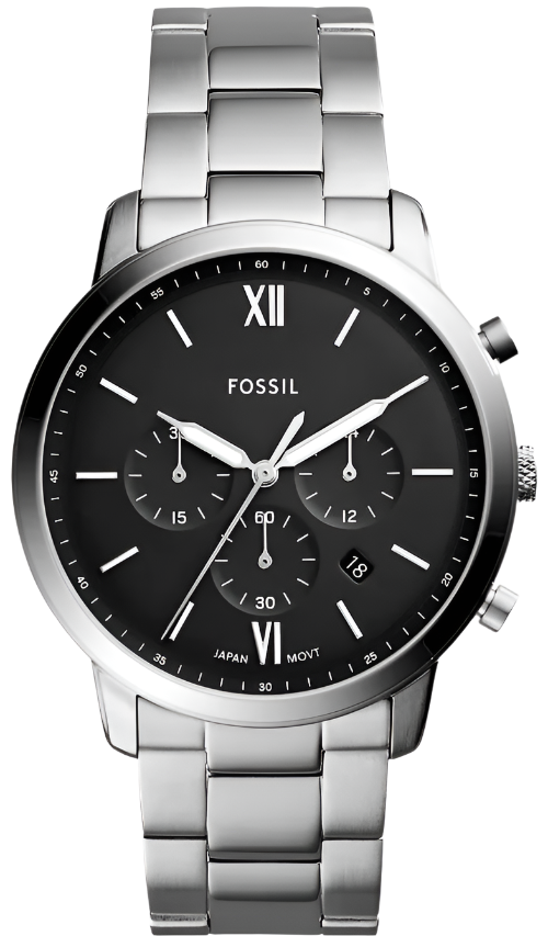 Fossil Watch Neutra Chronograph Steel Fs5384 -korean beauty