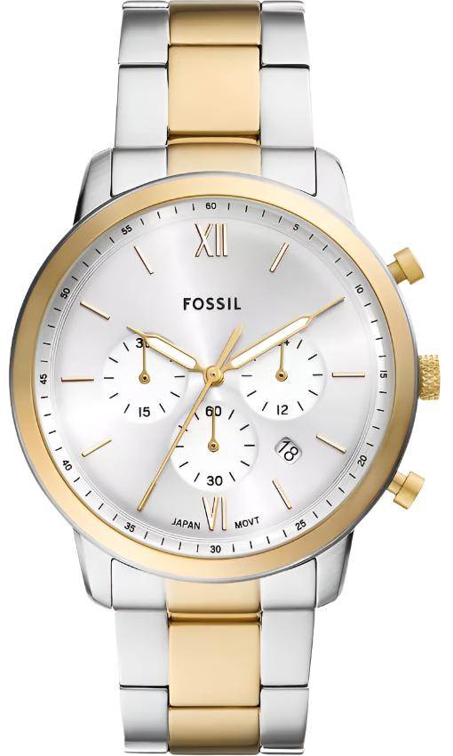 Fossil Watch Neutra Chronograph Two Tone Fs6112 -korean beauty