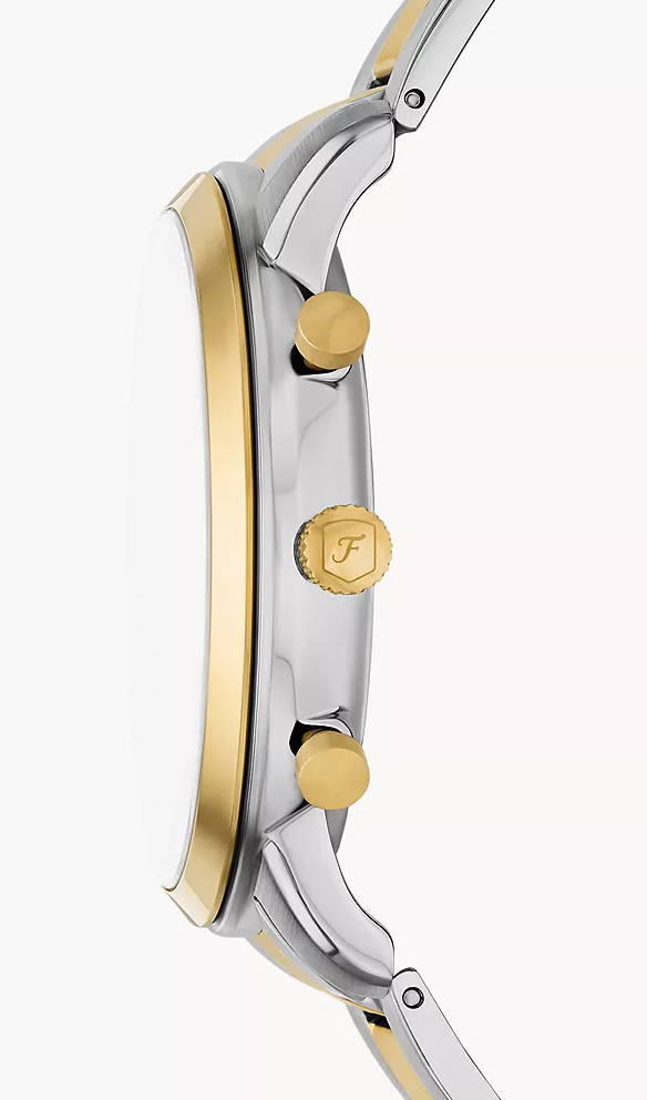 Fossil Watch Neutra Chronograph Two Tone Fs6112 -korean beauty