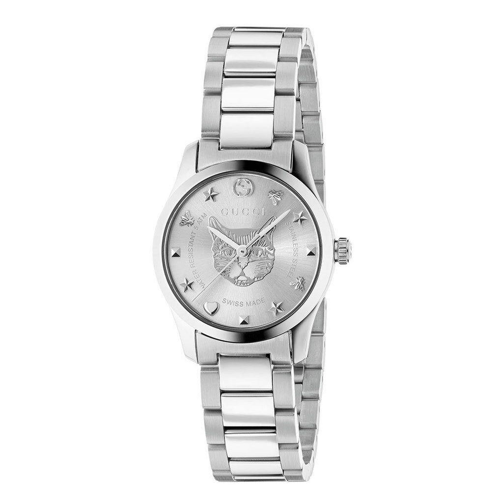 Gucci G Timeless Mystic Cat Ladies Watch Ya126595 -korean beauty