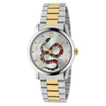 Gucci G Timeless Snake Steel And Gold Pvd Mens Watch Ya1264075 -korean beauty