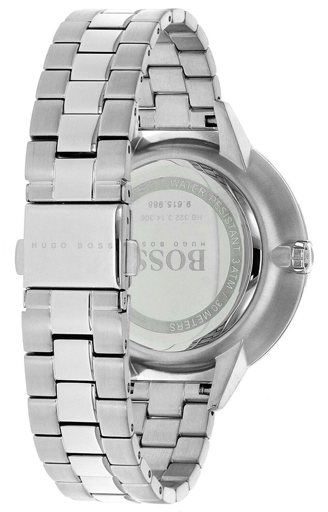 Hugo Boss Womens 1502421 Symphony Rose Gold Tone Stainless Steel Watch -korean beauty