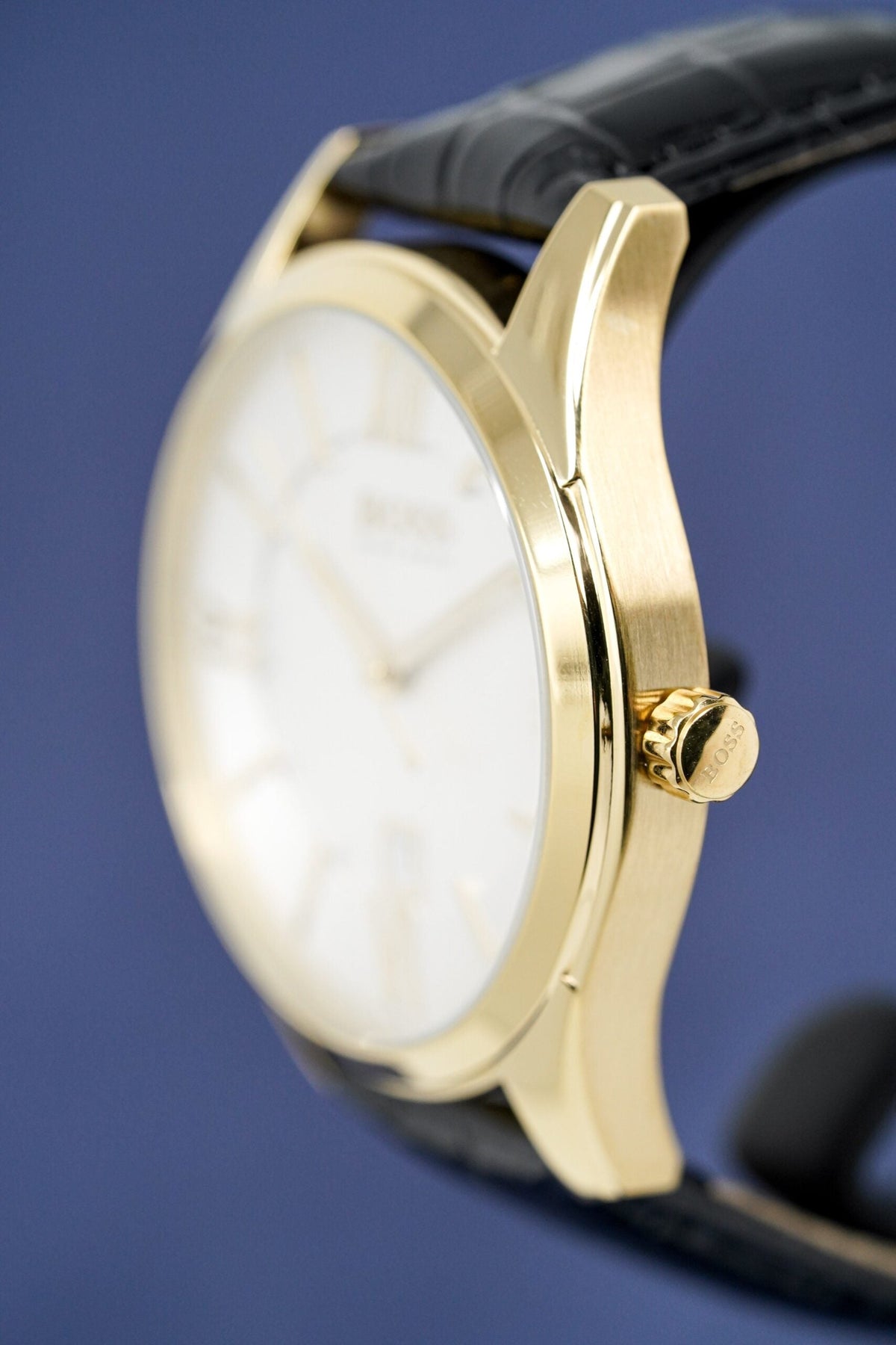 Hugo Boss Watch Classic Gold Plate White Hb1513020 -korean beauty