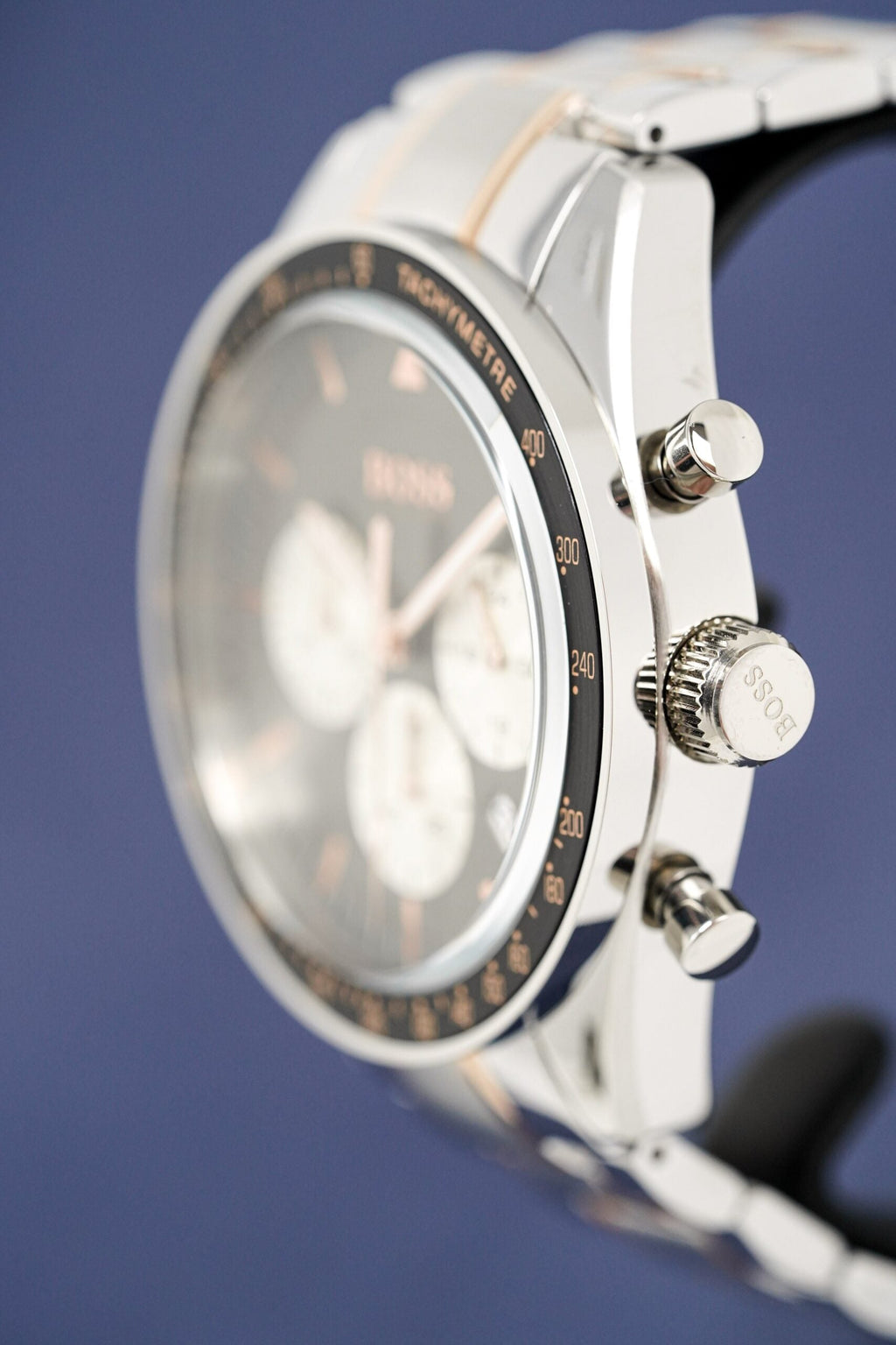 Hugo Boss Men S Watch Chronograph Trophy Grey Hb1513634 -korean beauty