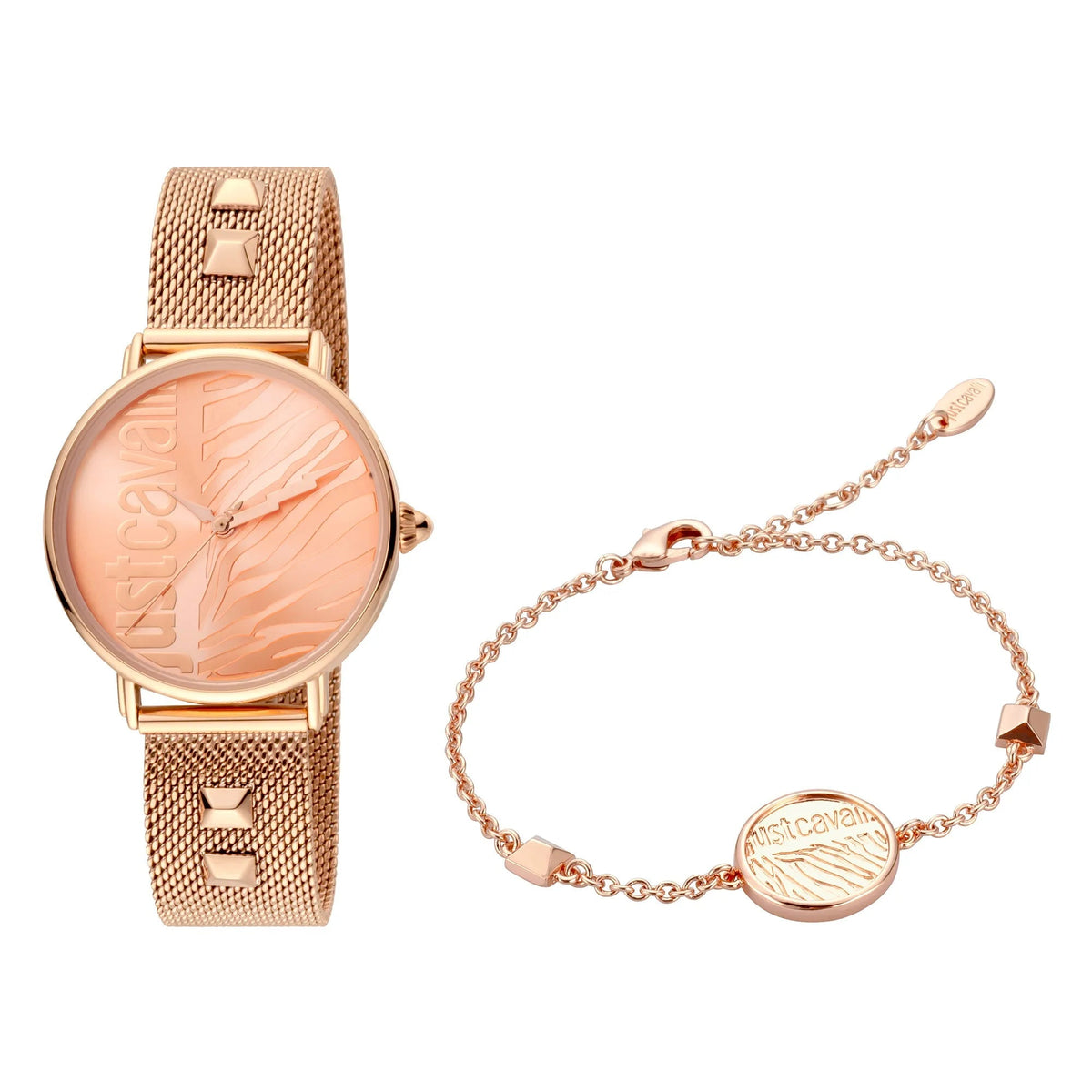 Just Cavalli SET Steel Mesh Rose Gold -korean beauty