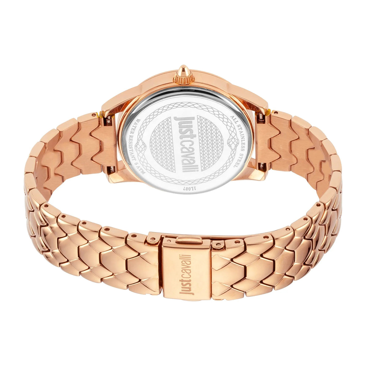 Just Cavalli SET Steel Rose Gold Zircons -korean beauty