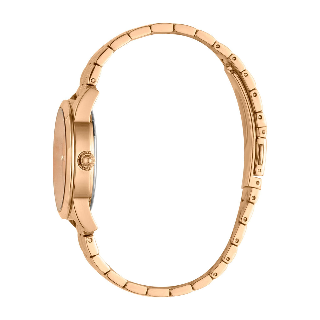 Just Cavalli SET Steel Rose Gold Zircons -korean beauty