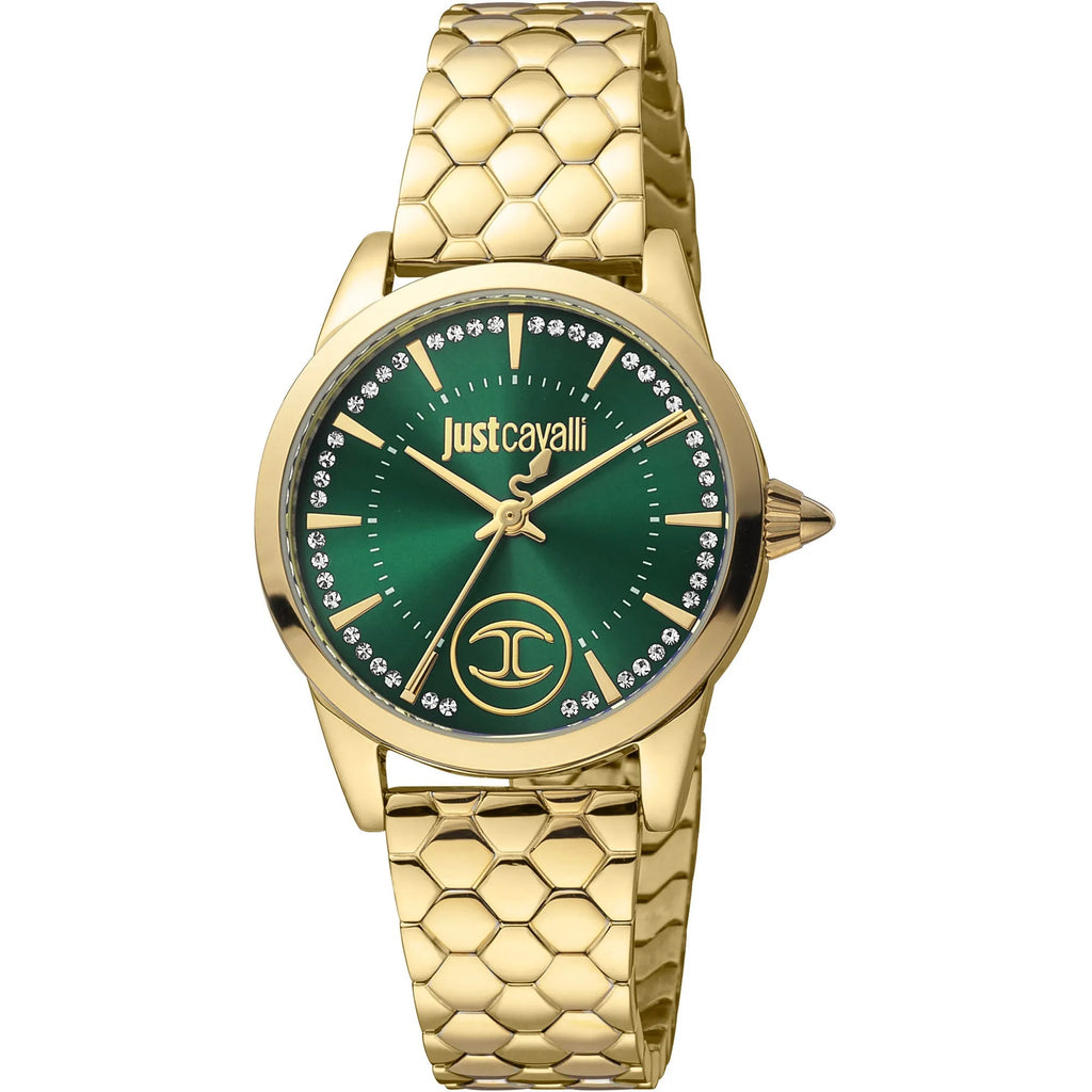 Just Cavalli Donna affascinante Yellow Gold Green -korean beauty