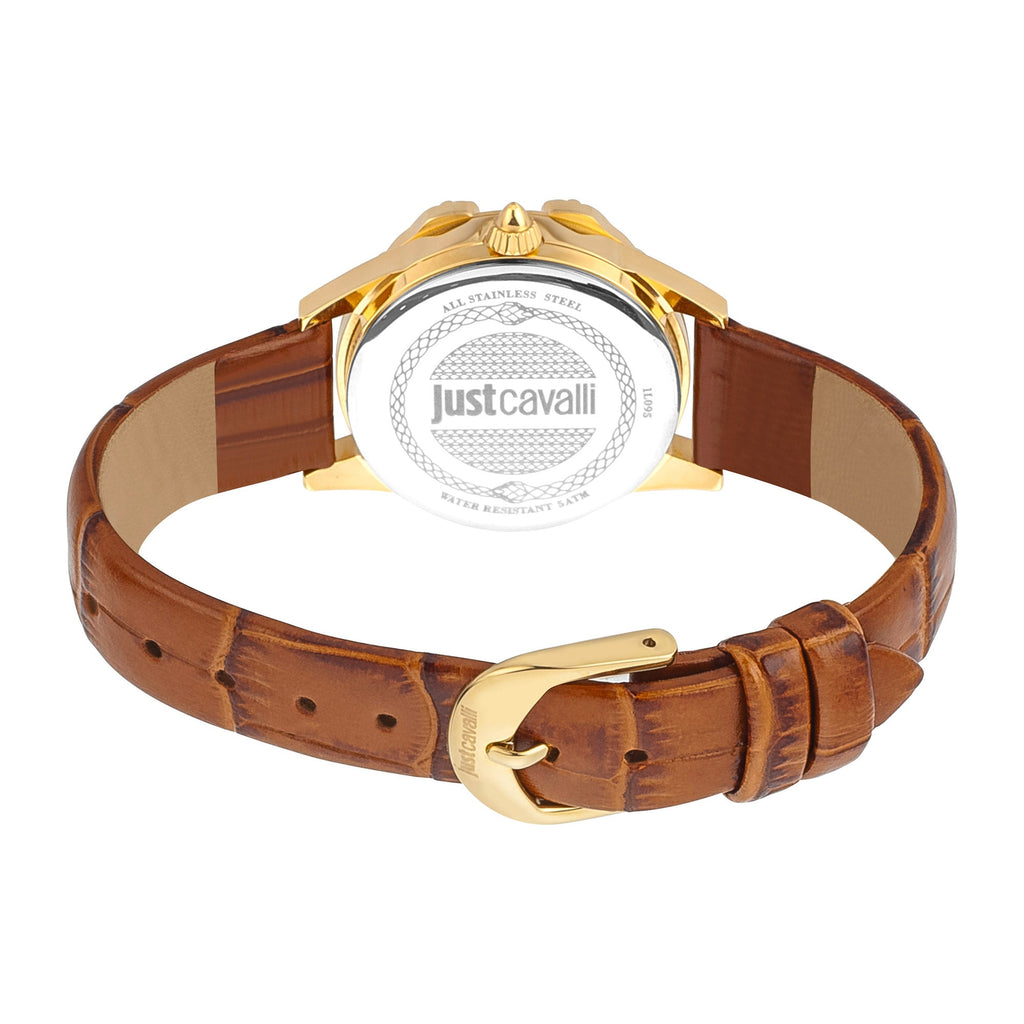 Just Cavalli Set Catena Brown Leather -korean beauty