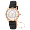 Just Cavalli Set Catena Black Rose Gold Leather -korean beauty