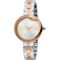 Just Cavalli Steel Silver Rose Gold Logo Serpente -korean beauty